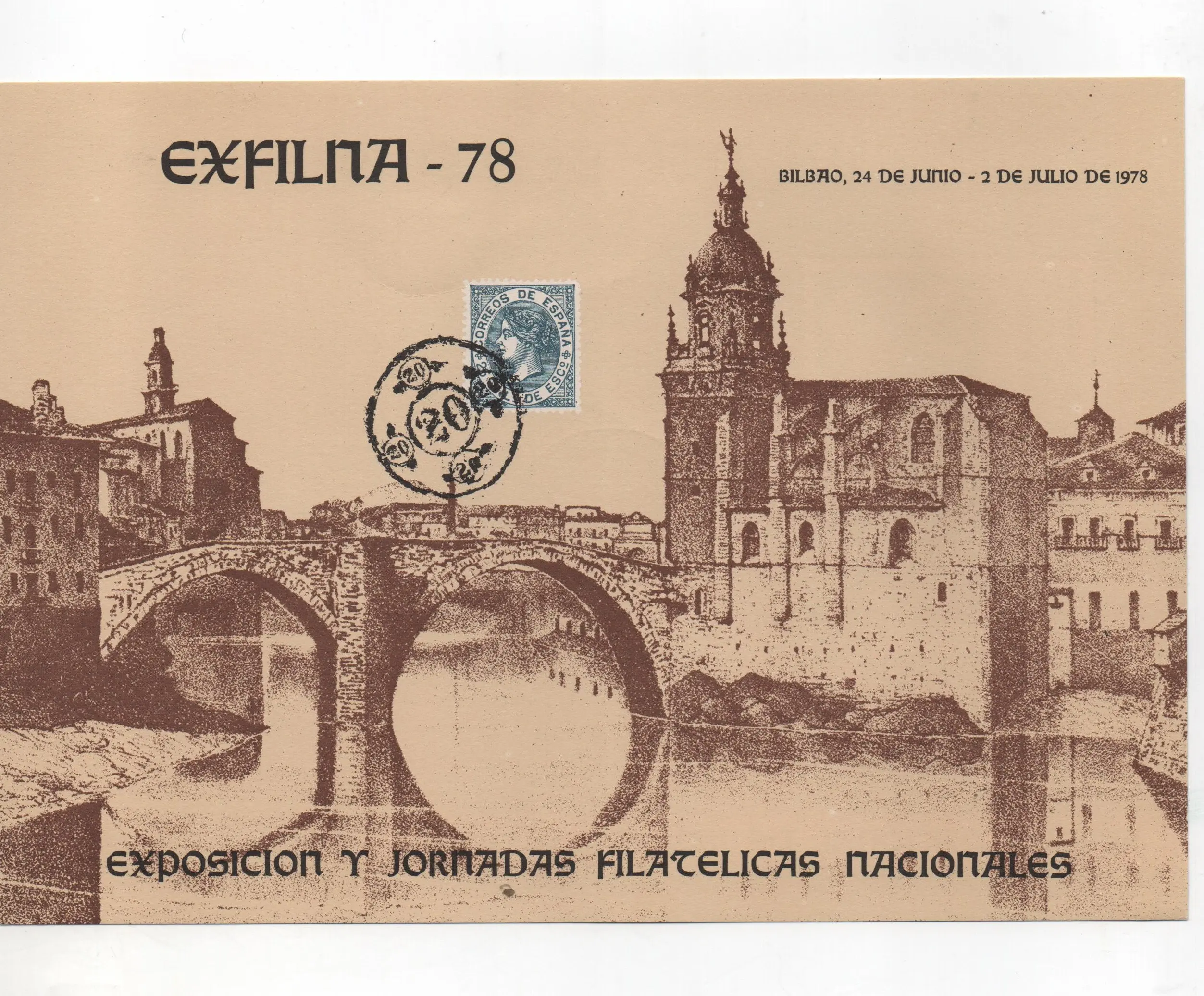 JORNADAS FILATELICAS NACIONALES DIA DEL SELLO Nº66 AÑO 1978