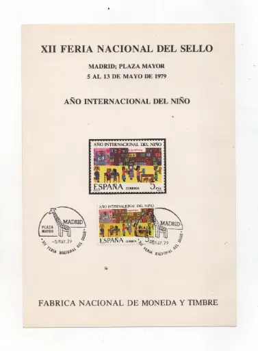 AÑO INTERNACIONAL DEL NIÑO MATASELLADA Nº77 AÑO 1979