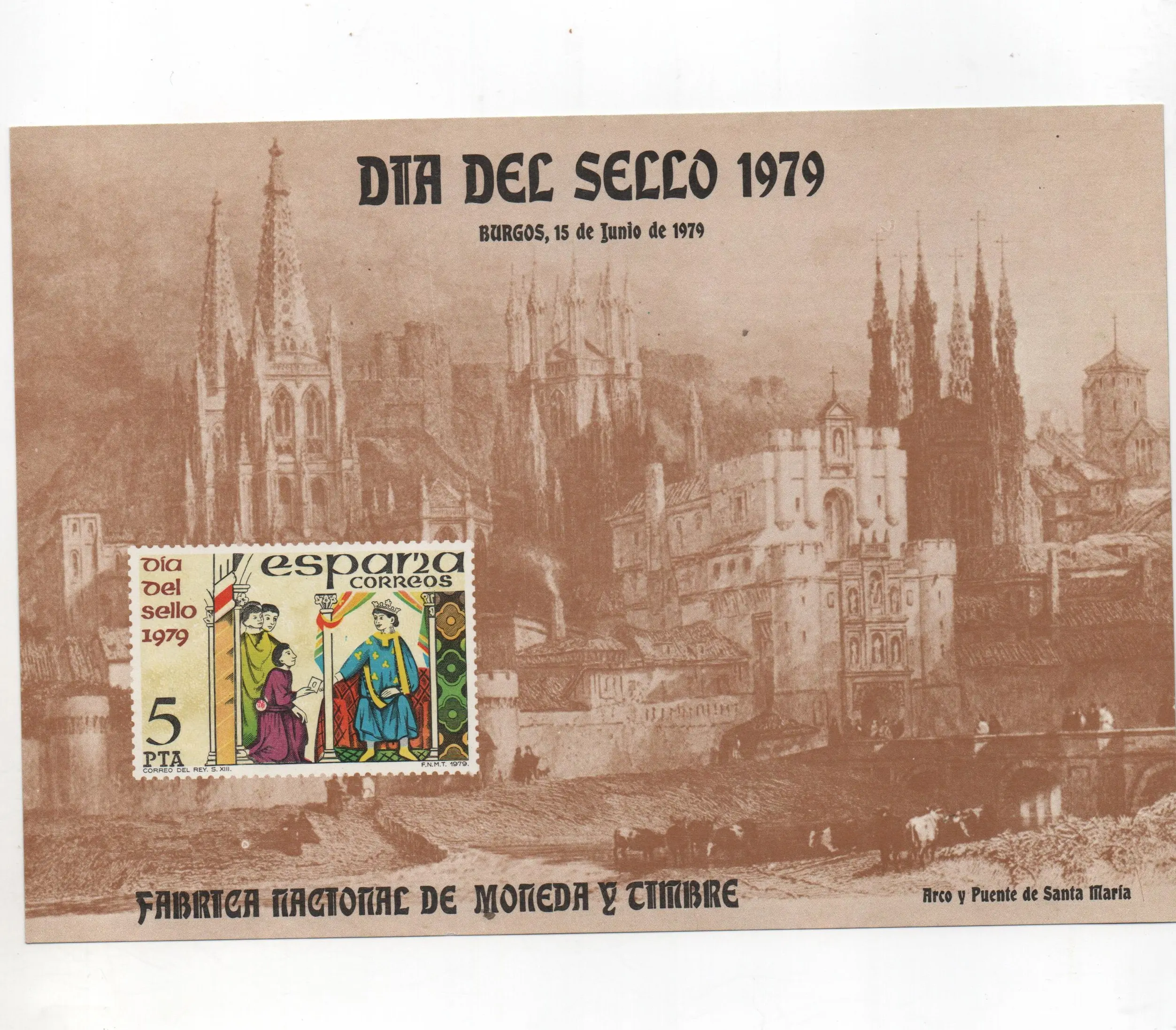 DIA DEL SELLO BURGOS Nº79 AÑO 1979