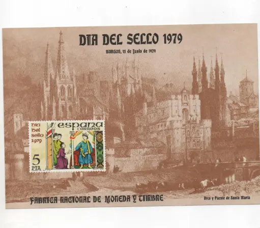 DIA DEL SELLO BURGOS Nº79 AÑO 1979