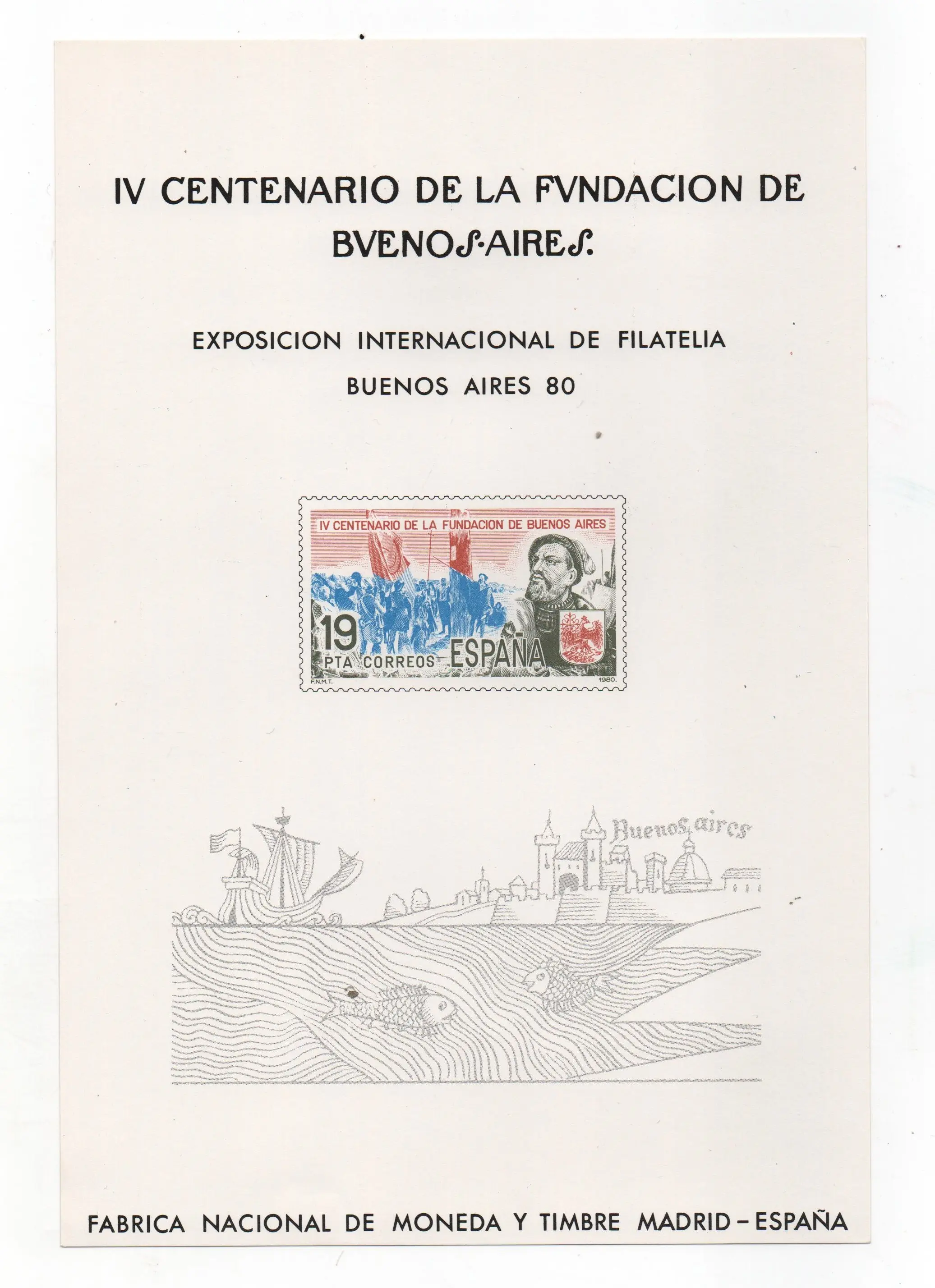 FILATELIA BUENOS AIRES'80 Nº92 AÑO 1980