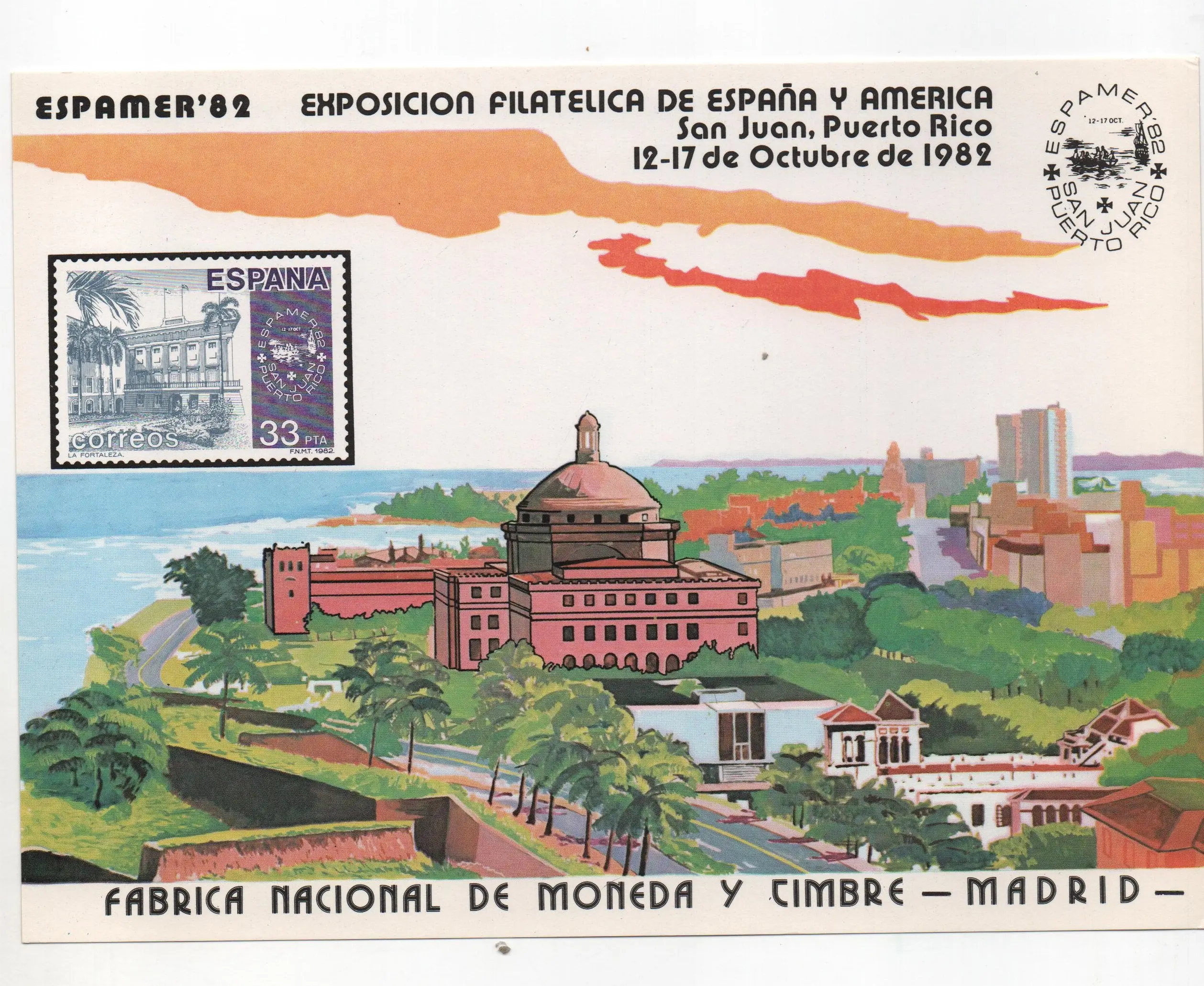 EXPOSICION FILATELICA ESPAMER'82 Nº112 AÑO 1982