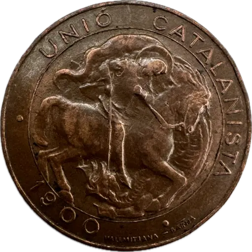 UNION CATALANISTA DEL AÑO 1900 DE 5 CENTIMOS