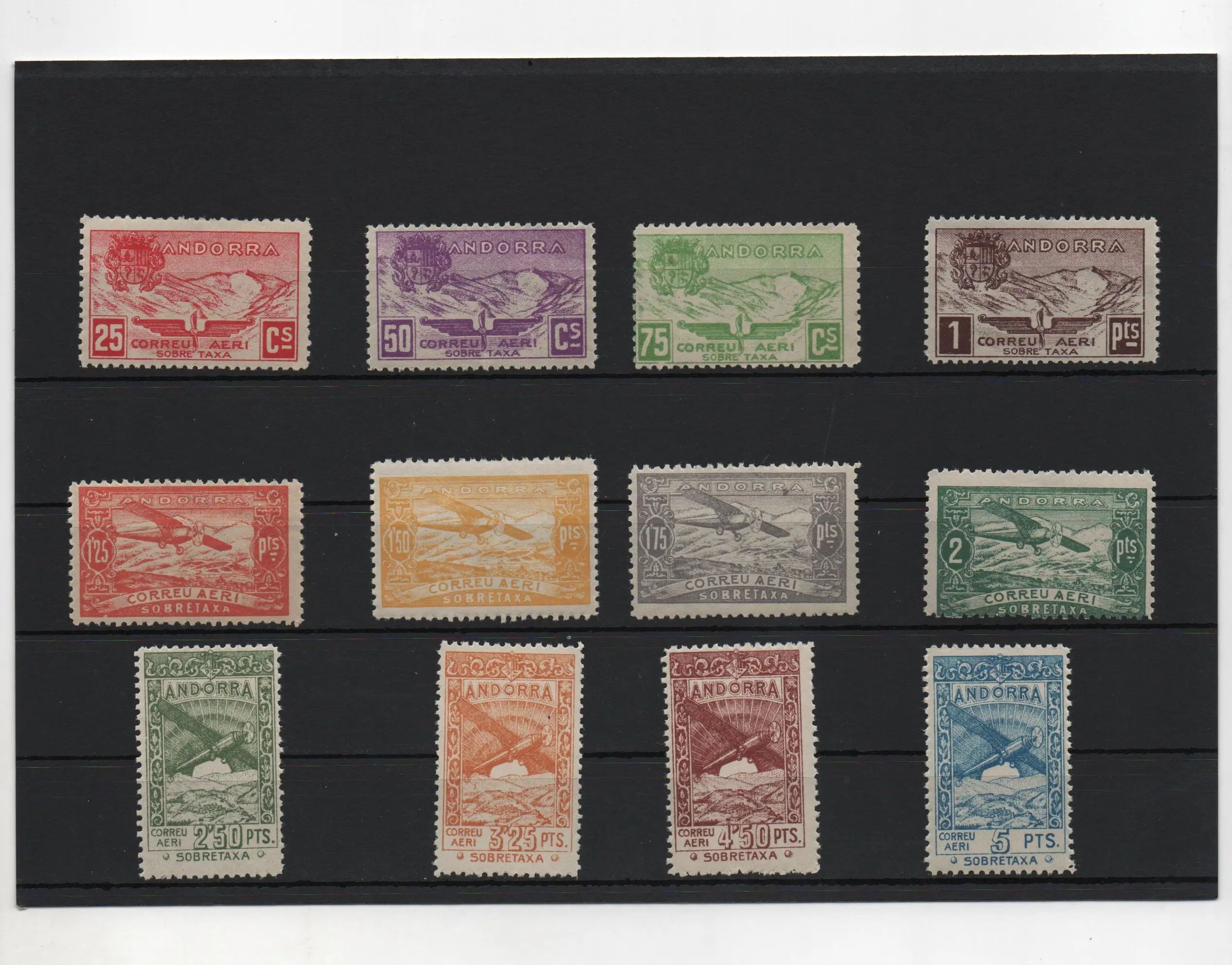 ANDORRA ESPAÑOLA AÑO 1932 NE 13/24 NUEVOS