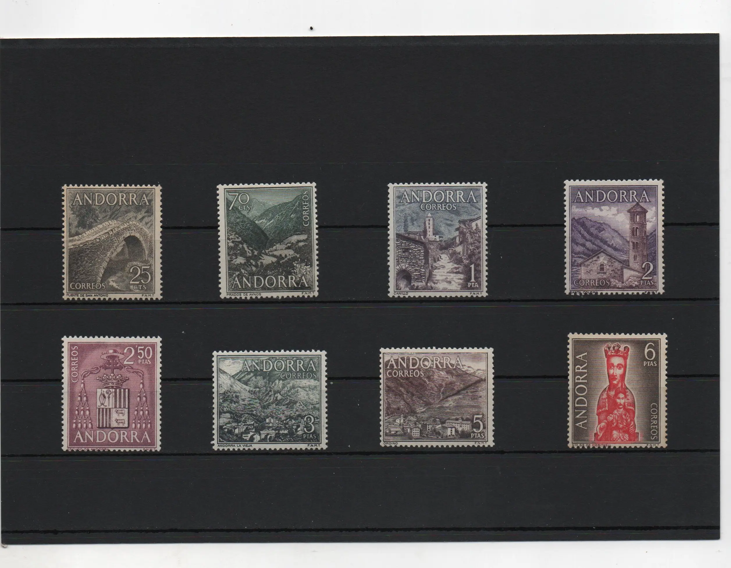 ANDORRA ESPAÑOLA AÑO 1963-64 Nº60/67 NUEVOS