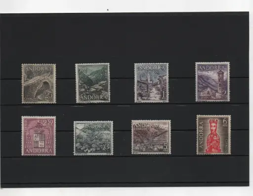 ANDORRA ESPAÑOLA AÑO 1963-64 Nº60/67 NUEVOS