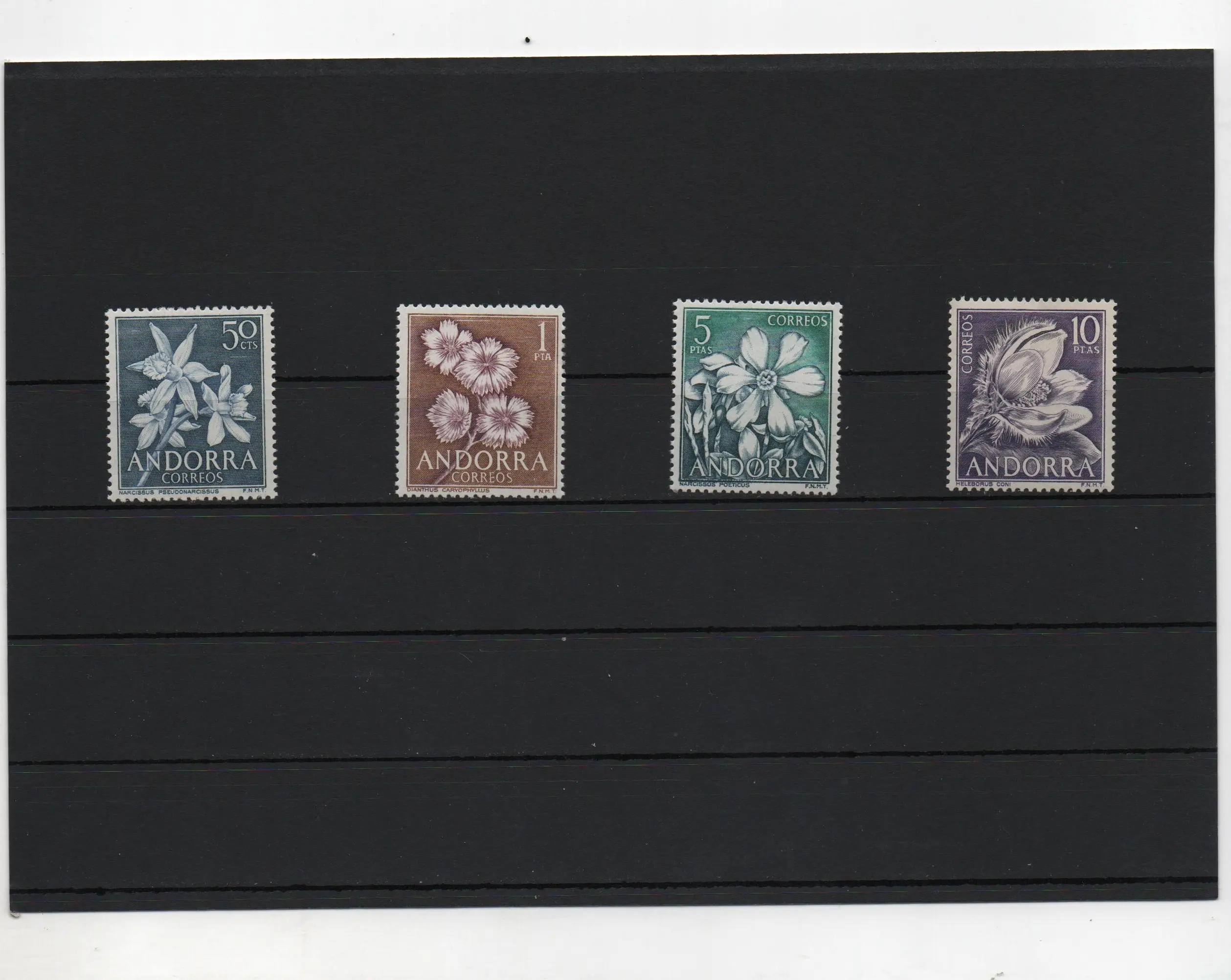 ANDORRA ESPAÑOLA AÑO 1966 Nº68/71 NUEVOS