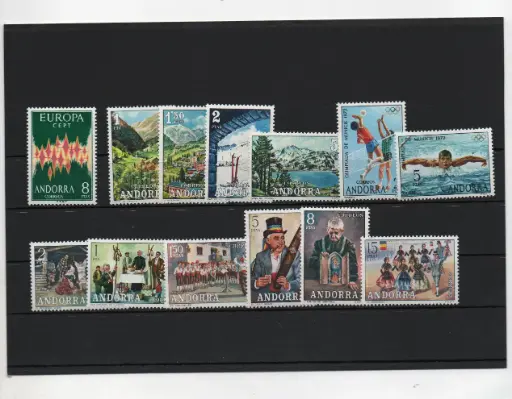 ANDORRA ESPAÑOLA AÑO 1972 COMPLETO NUEVOS