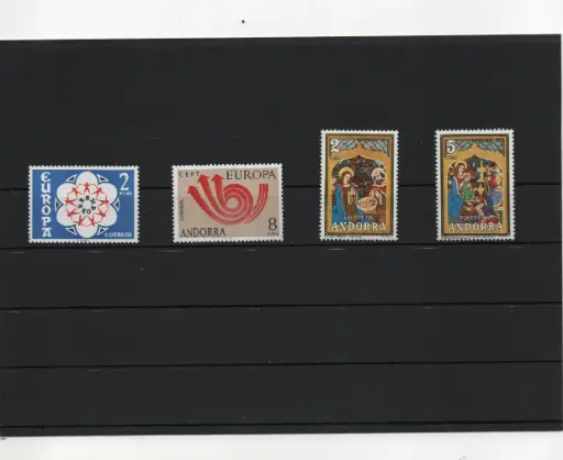 ANDORRA ESPAÑOLA AÑO 1973 COMPLETO NUEVOS
