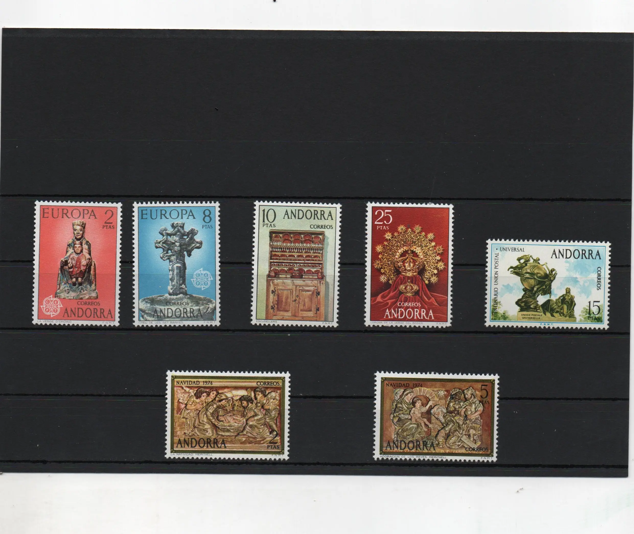 ANDORRA ESPAÑOLA AÑO 1974 COMPLETO NUEVOS