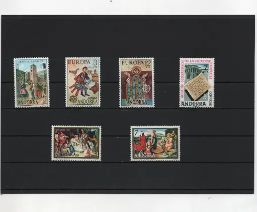 ANDORRA ESPAÑOLA AÑO 1975 COMPLETO NUEVOS
