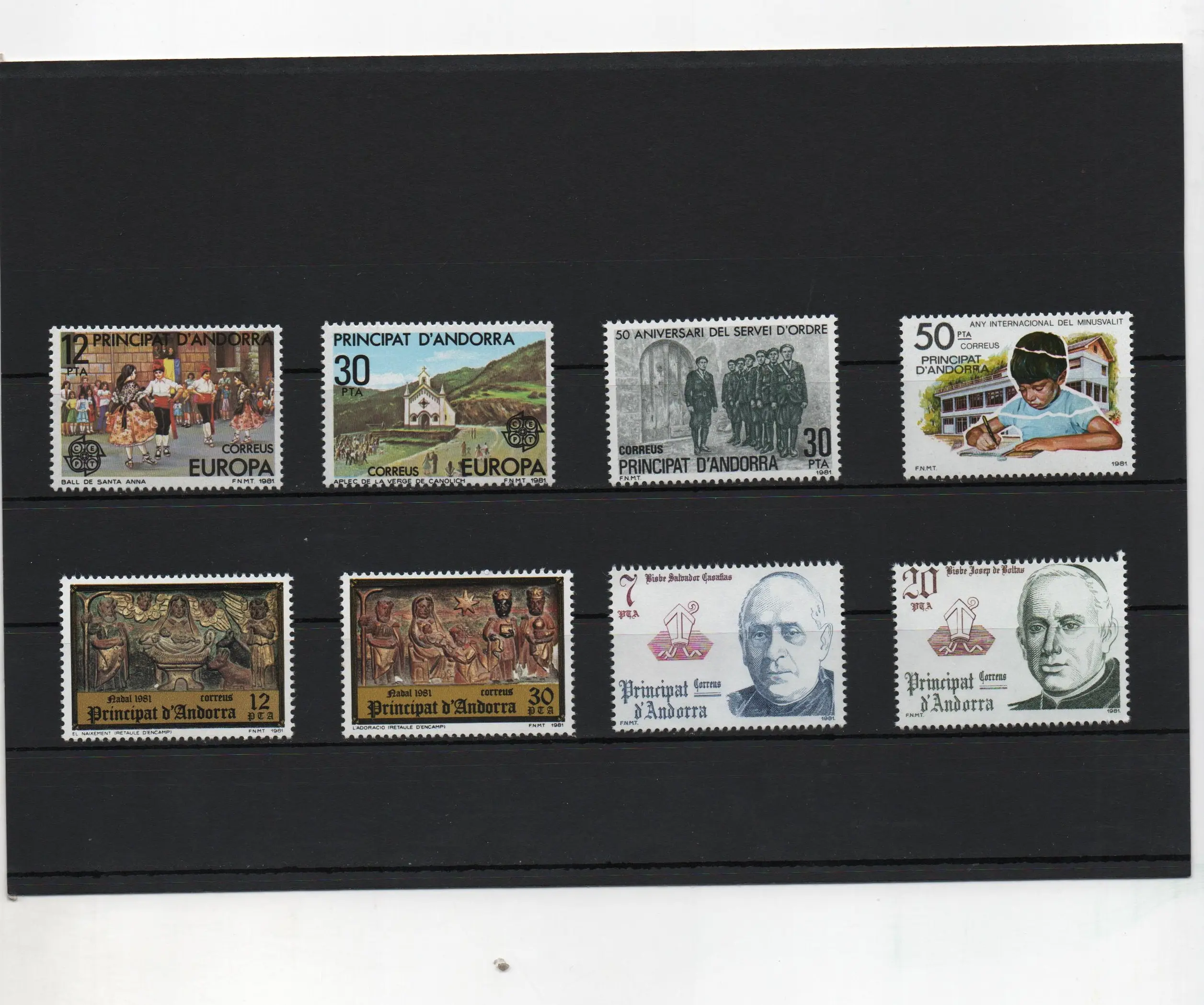 ANDORRA ESPAÑOLA AÑO 1981 COMPLETO NUEVOS