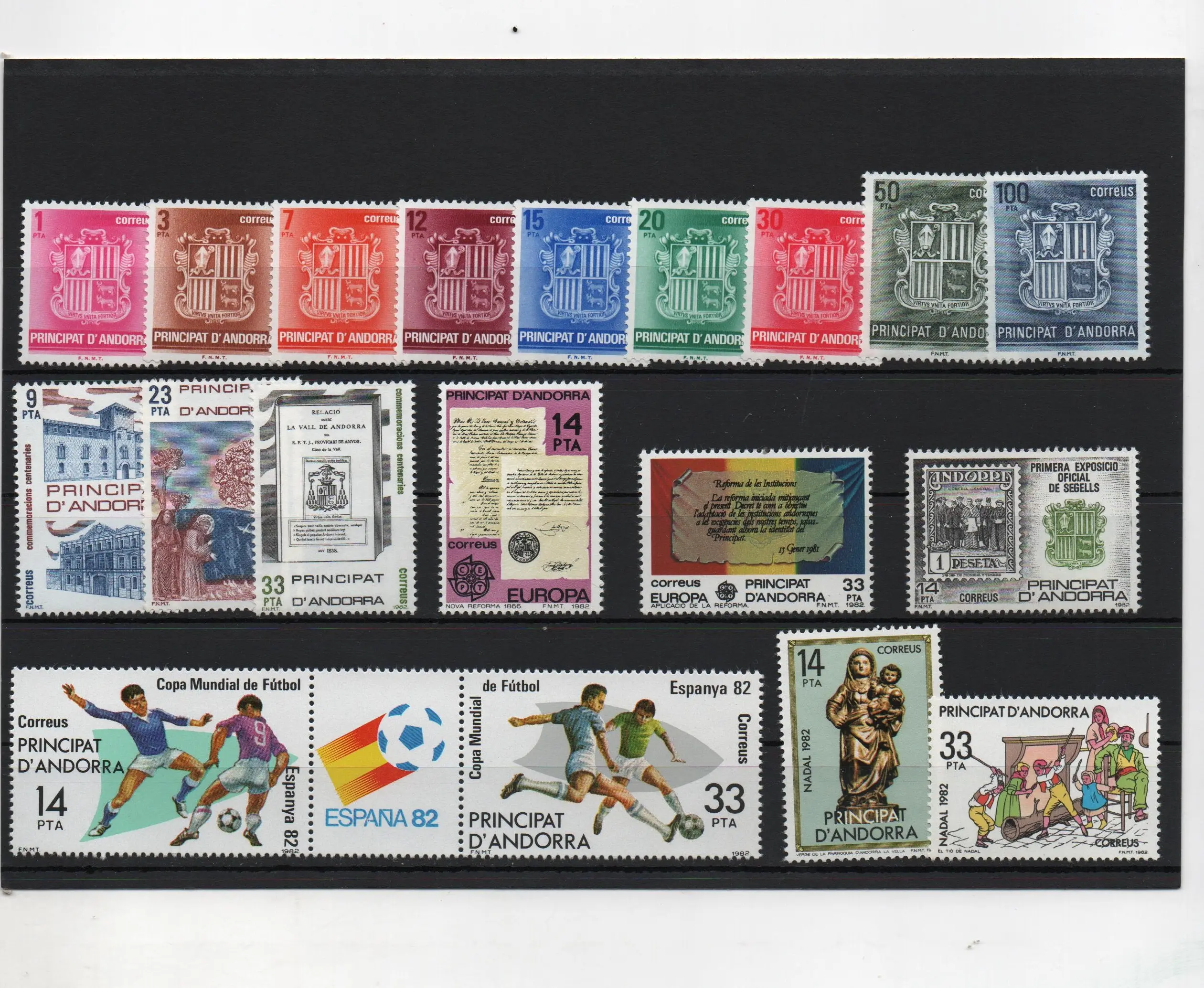 ANDORRA ESPAÑOLA AÑO 1982 COMPLETO NUEVO