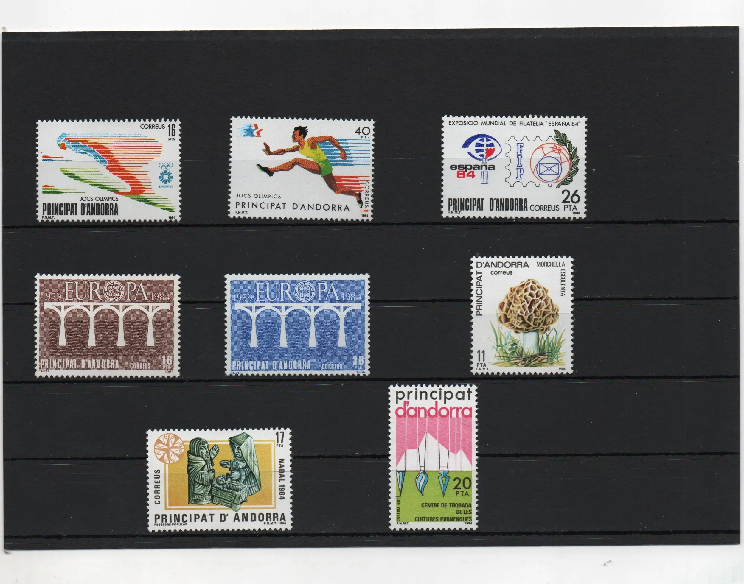 ANDORRA ESPAÑOLA AÑO 1984 COMPLETO NUEVOS