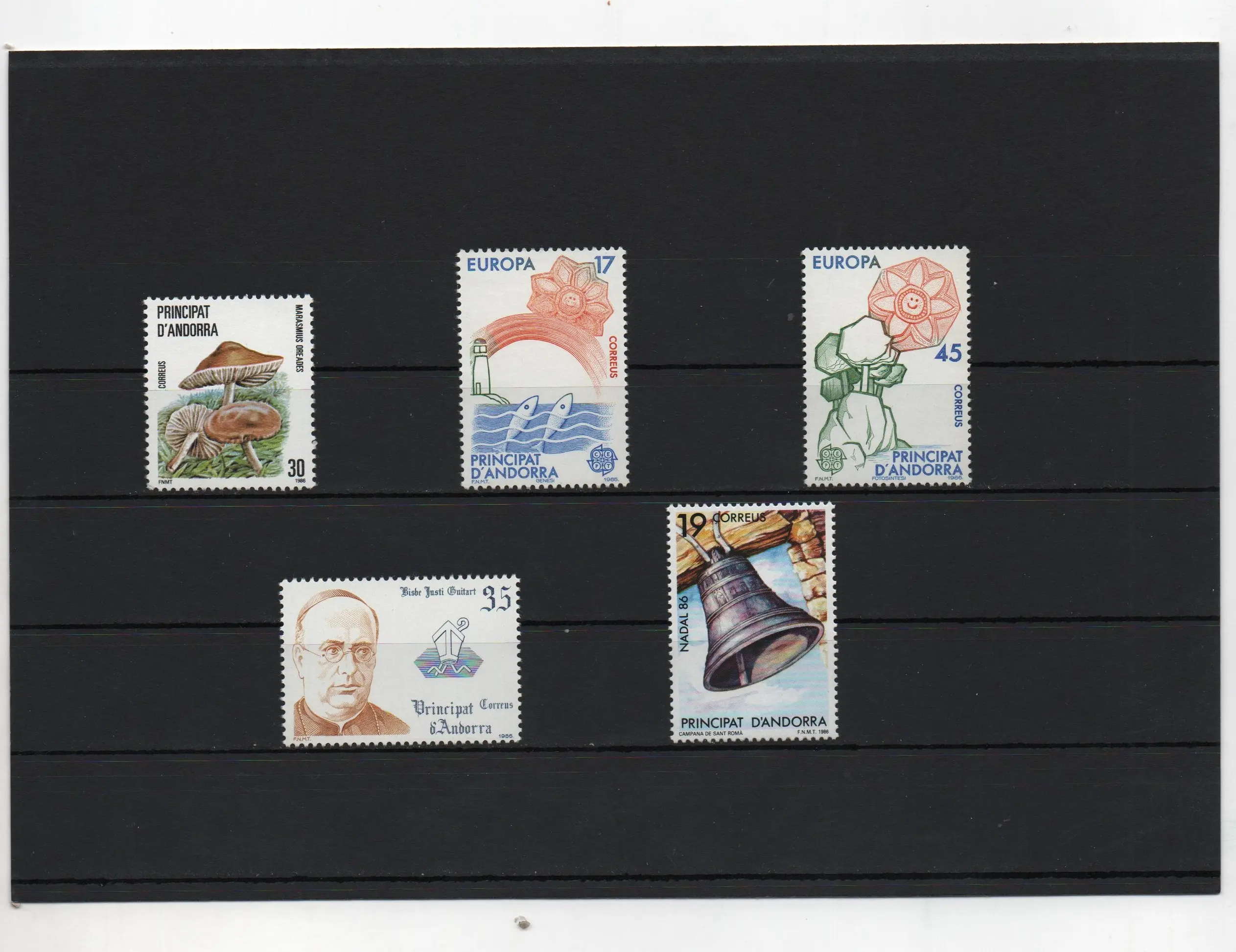 ANDORRA ESPAÑOLA AÑO 1986 COMPLETO NUEVOS