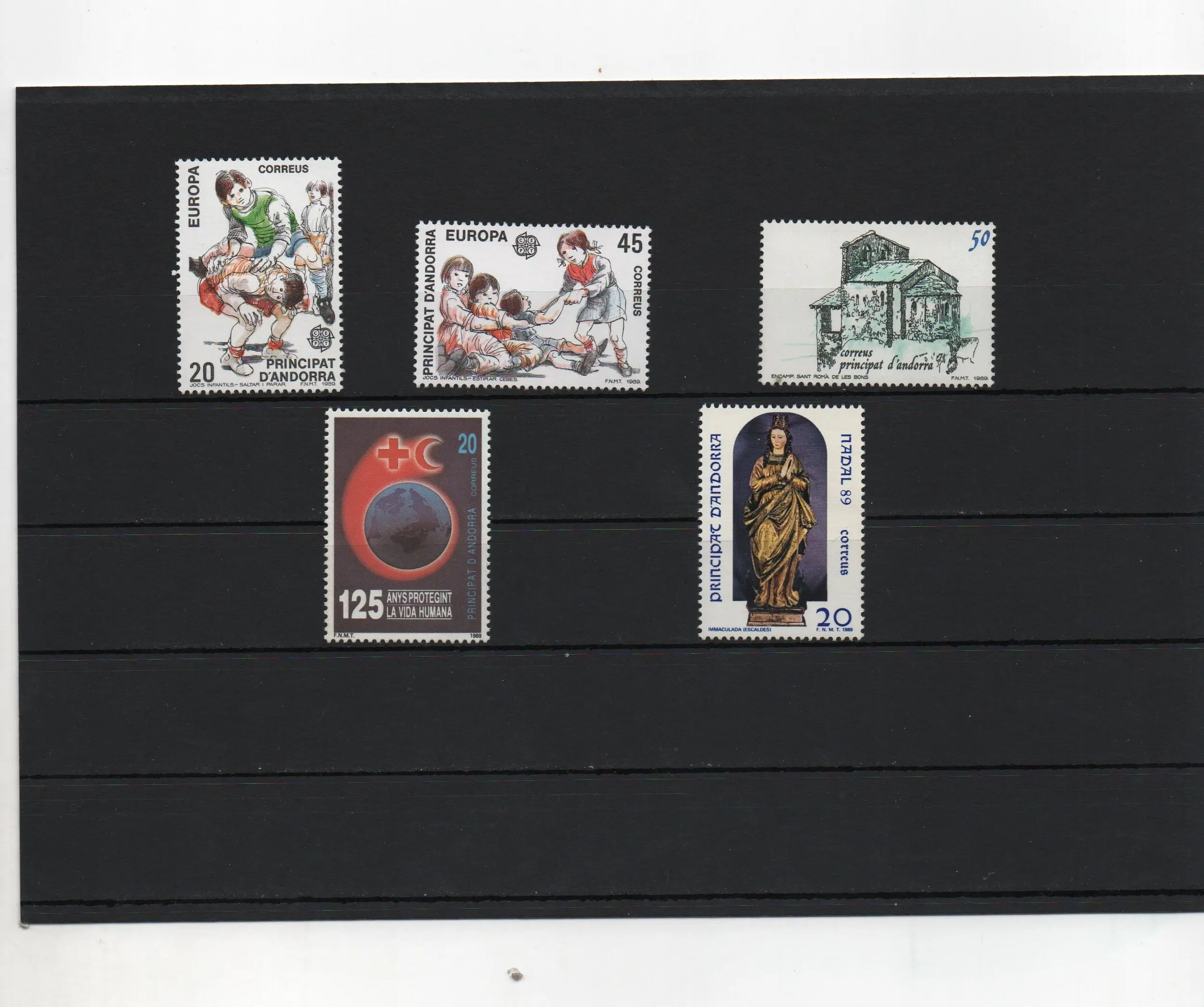 ANDORRA ESPAÑOLA AÑO 1989 COMPLETO NUEVOS