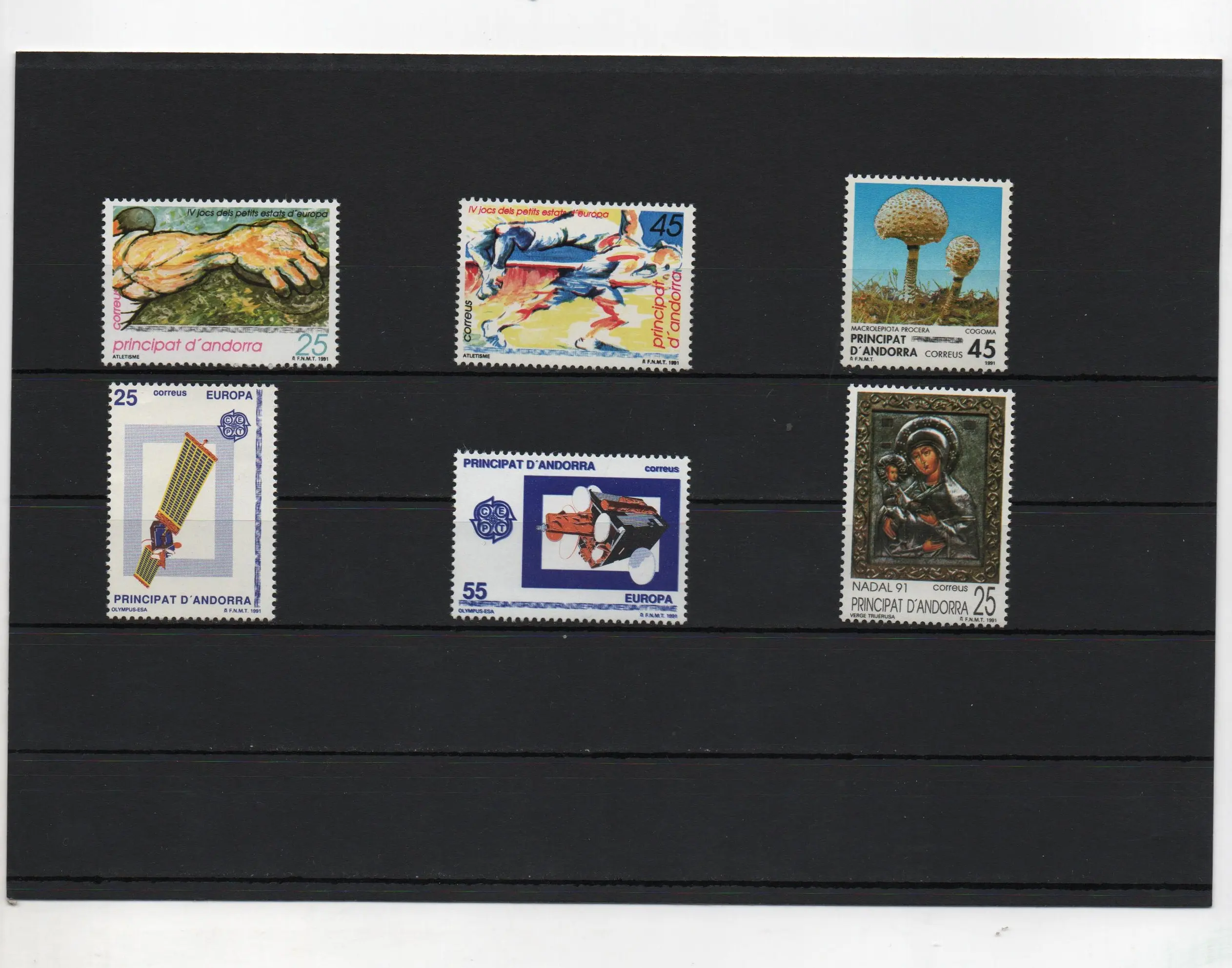ANDORRA ESPAÑOLA AÑO 1991 COMPLETO NUEVOS