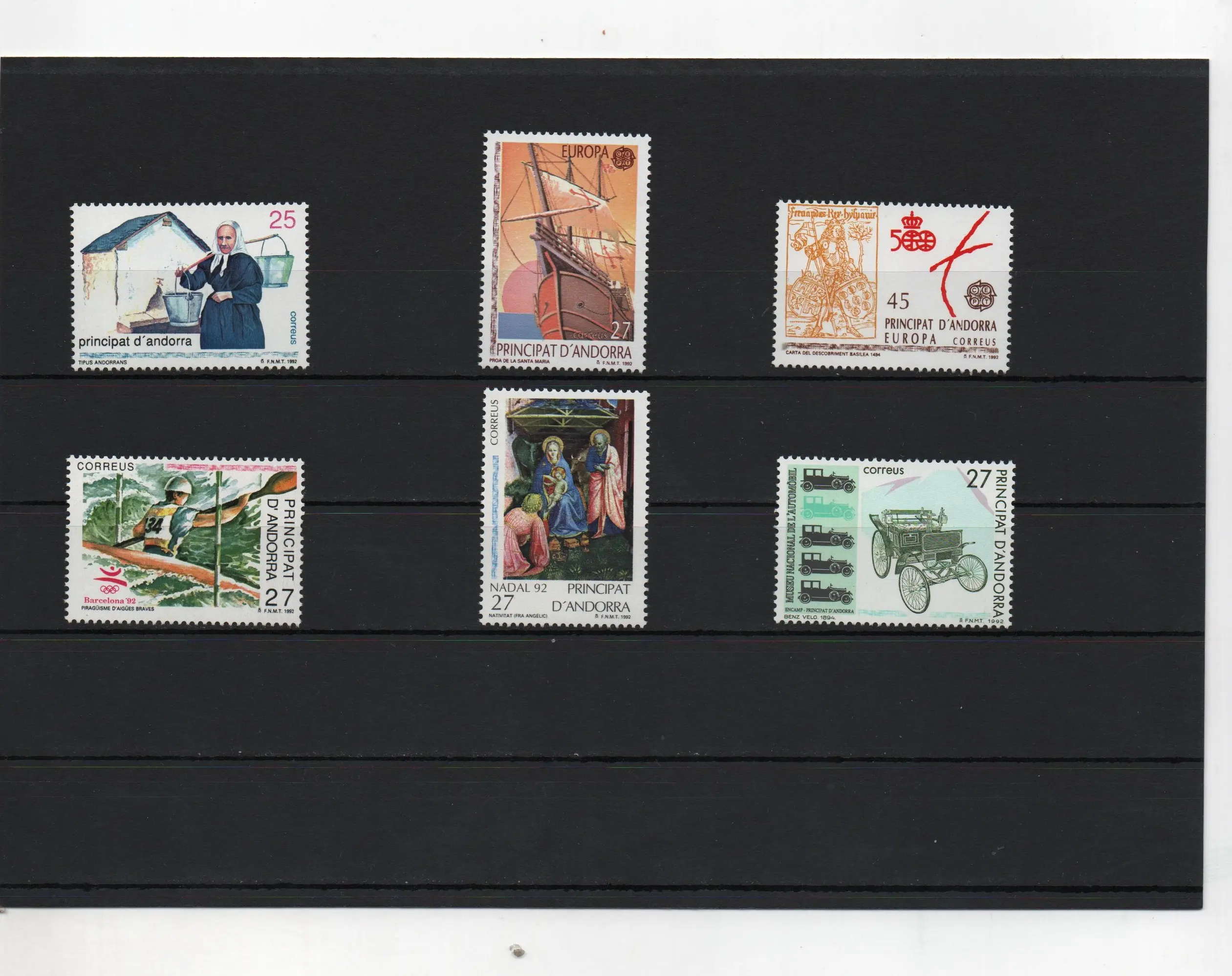 ANDORRA ESPAÑOLA AÑO 1992 COMPLETO NUEVOS