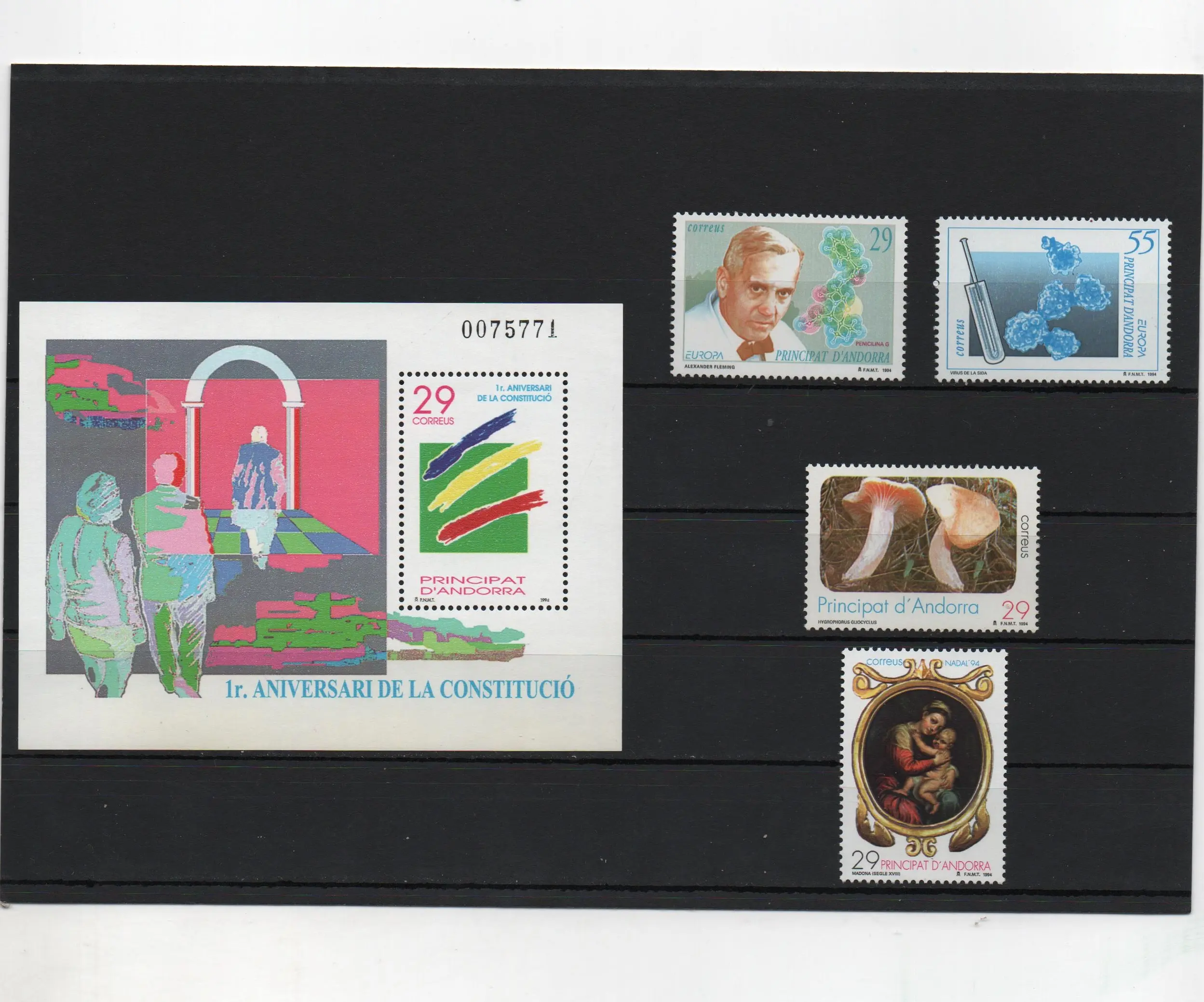 ANDORRA ESPAÑOLA AÑO 1994 COMPLETO NUEVOS
