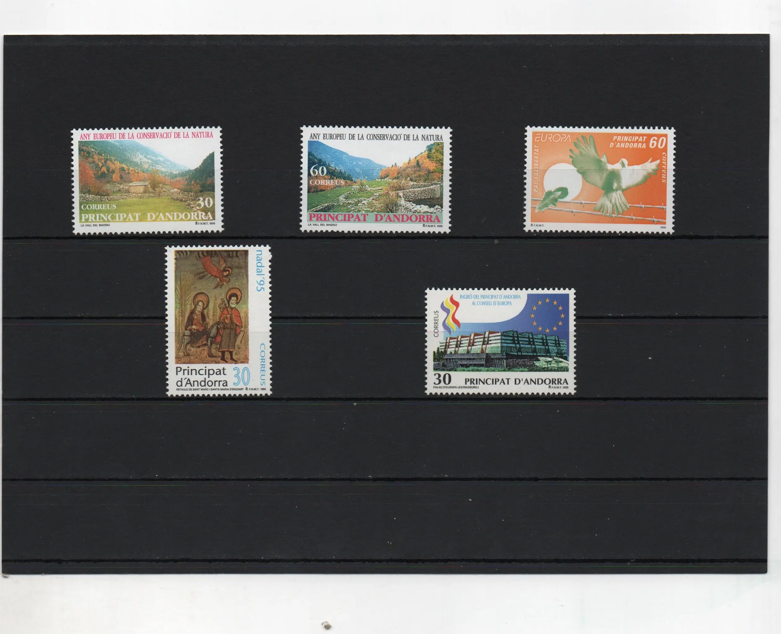 ANDORRA ESPAÑOLA AÑO 1995 COMPLETO NUEVOS