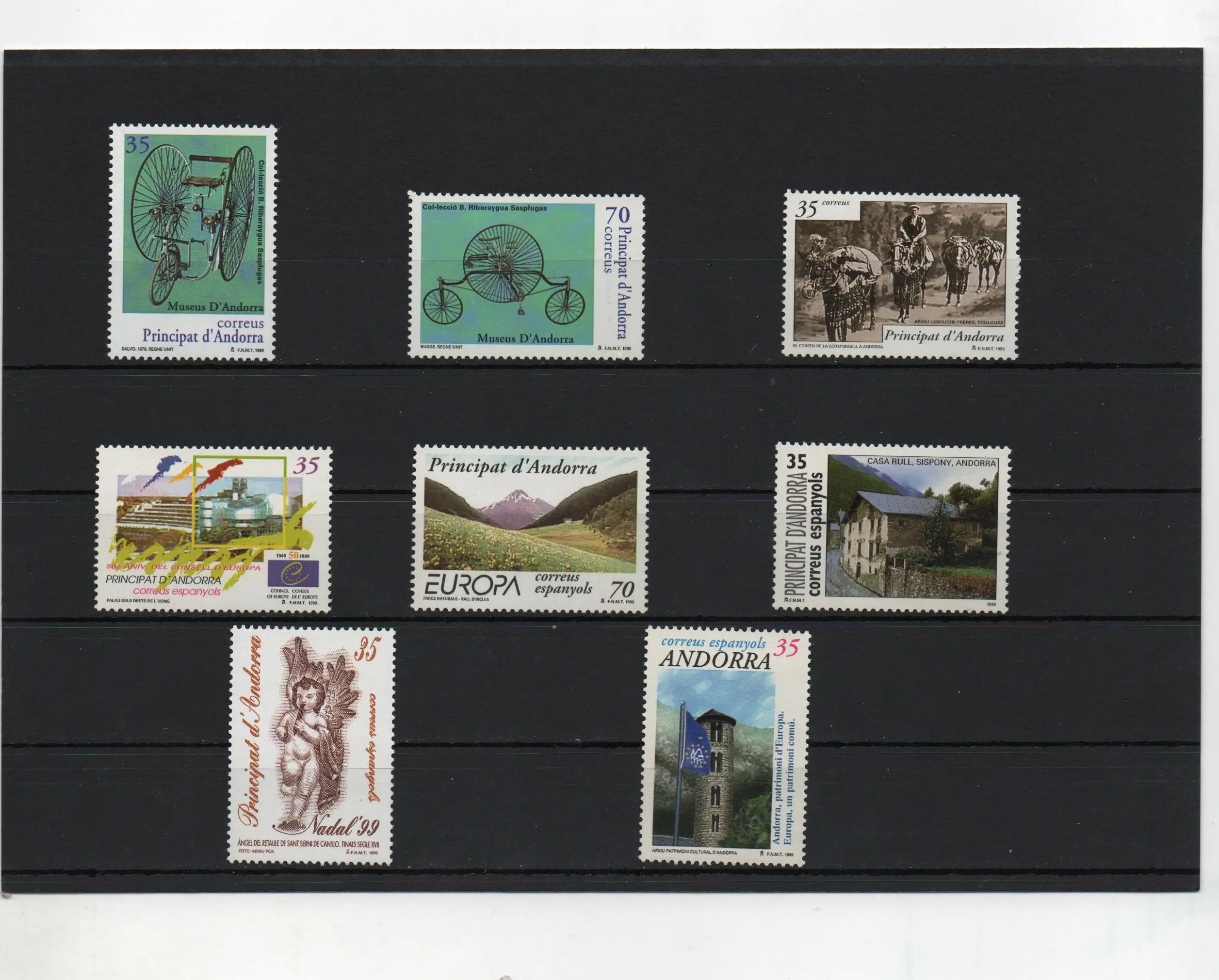 ANDORRA ESPAÑOLA AÑO 1999 COMPLETO NUEVOS