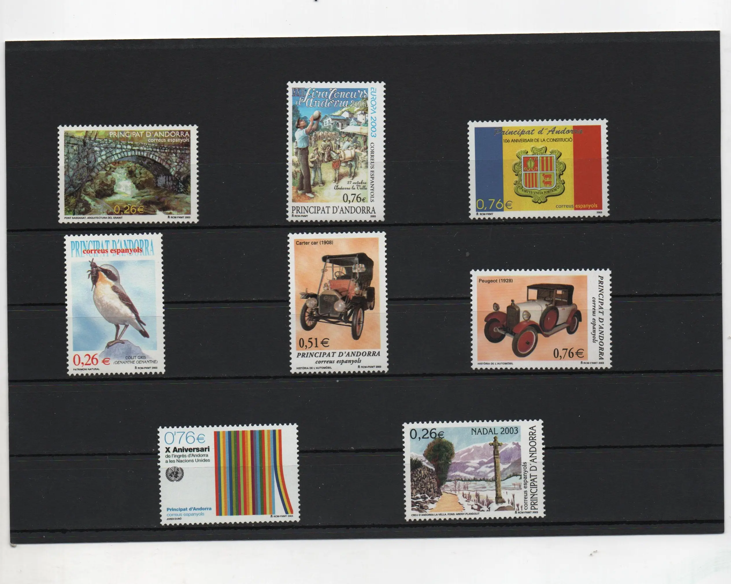 ANDORRA ESPAÑOLA AÑO 2003 COMPLETO NUEVO