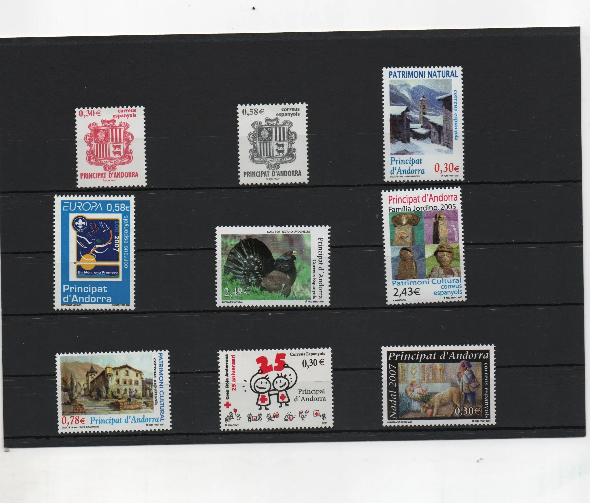 ANDORRA ESPAÑOLA AÑO 2007 COMPLETO NUEVOS
