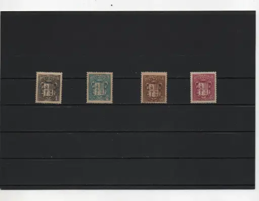 ANDORRA FRANCESA AÑO 1937-43 SUELTOS Nº47,48,49,50 NUEVOS