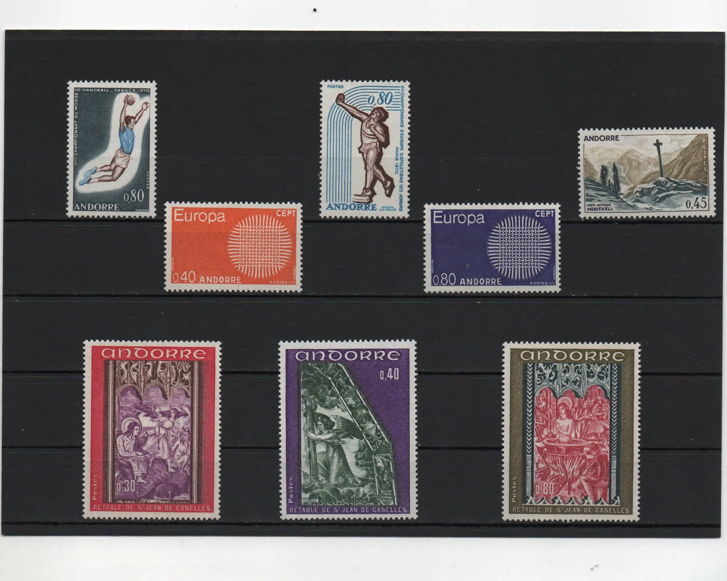 ANDORRA FRANCESA AÑO 1970 COMPLETO NUEVOS