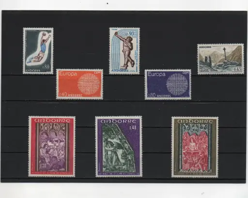 ANDORRA FRANCESA AÑO 1970 COMPLETO NUEVOS