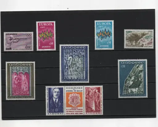 ANDORRA FRANCESA AÑO 1972 COMPLETO NUEVOS