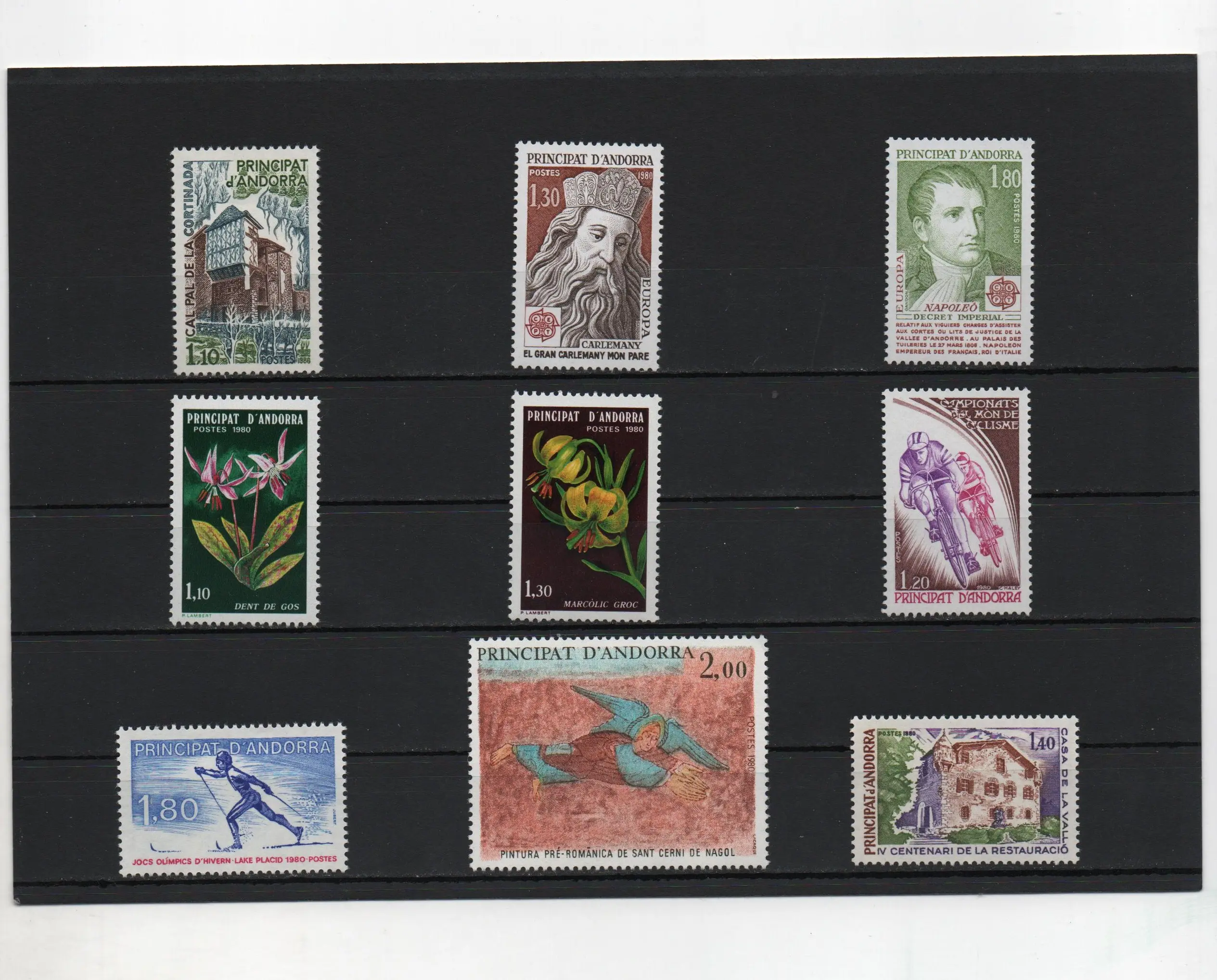 ANDORRA FRANCESA AÑO 1980 COMPLETO NUEVOS