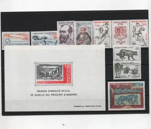 ANDORRA FRANCESA AÑO 1982 COMPLETO NUEVOS