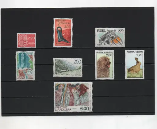 ANDORRA FRANCESA AÑO 1988 INCOMPLETO NUEVOS (FALTA Nº369/70)