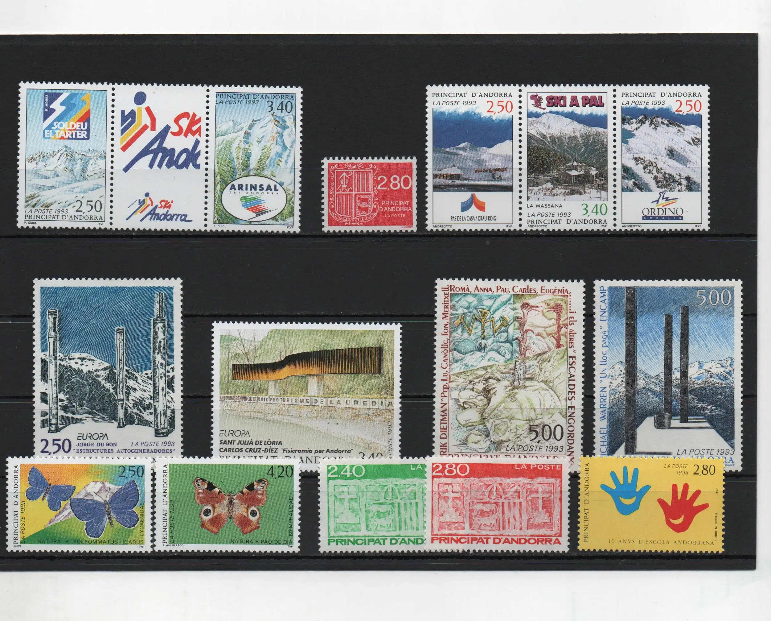 ANDORRA FRANCESA AÑO 1993 INCOMPLETO NUEVOS (FALTA Nº434)