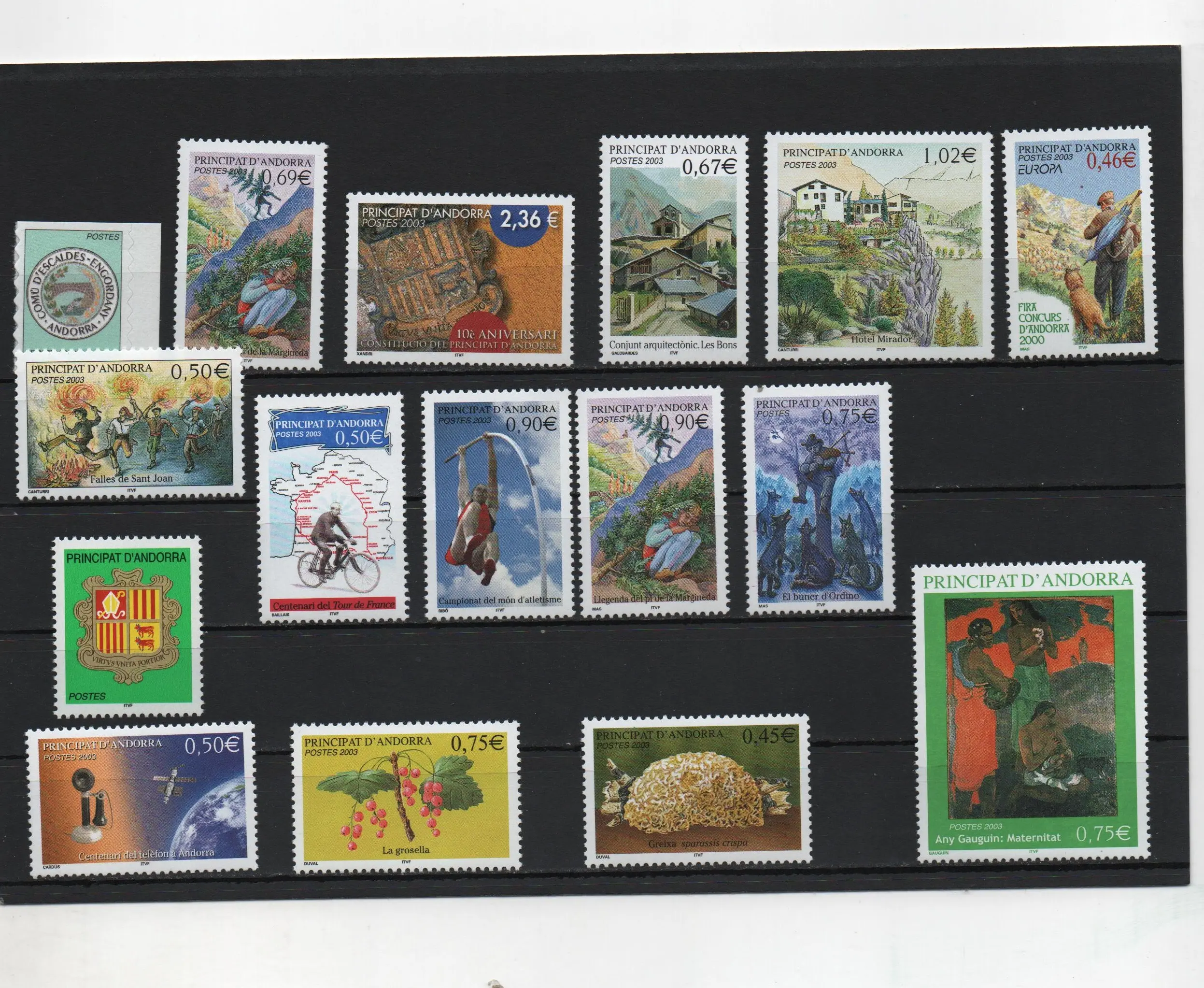 ANDORRA FRANCESA AÑO 2003 COMPLETO NUEVOS