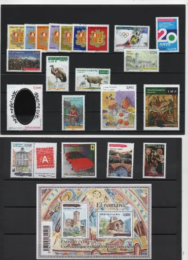 ANDORRA FRANCESA AÑO 2010 COMPLETO NUEVOS