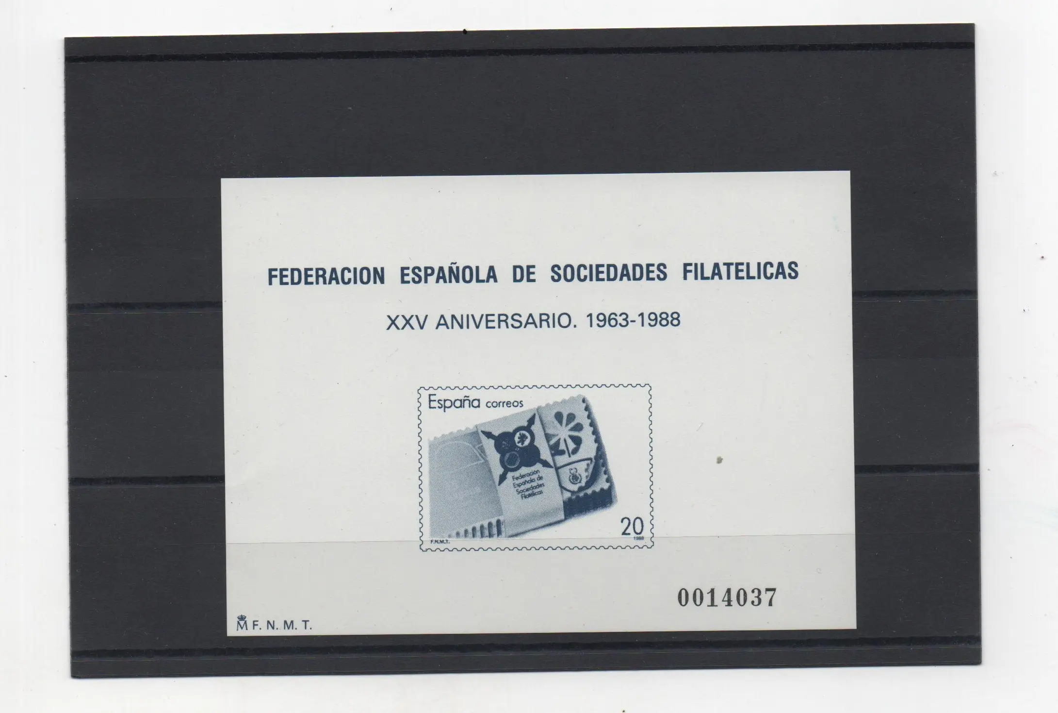 XXV ANIVERSARIO FESOFI AÑO 1988 Nº16
