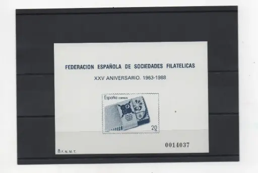 1988 XXV ANIVERSARIO FESOFI AÑO  Nº16