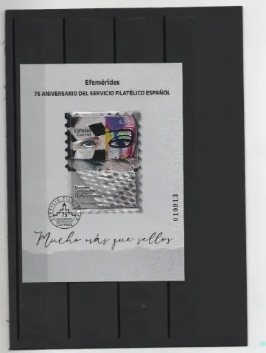 2021 EFEMERIDES 75 ANV. SERVICIO FILATELICO Nº156